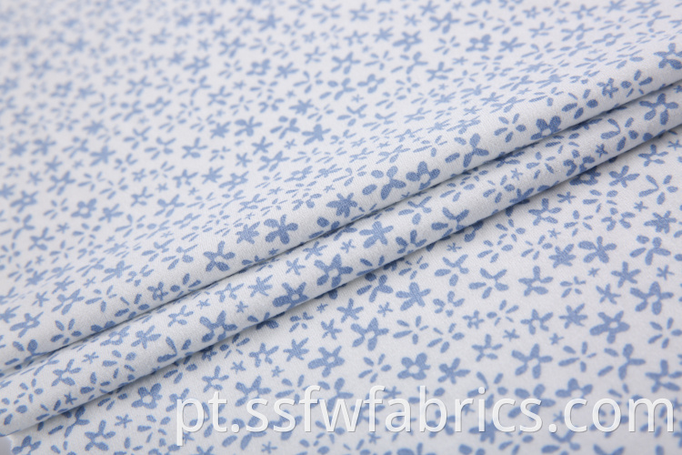 Small Flowers Pattern Fabric Custom Printing